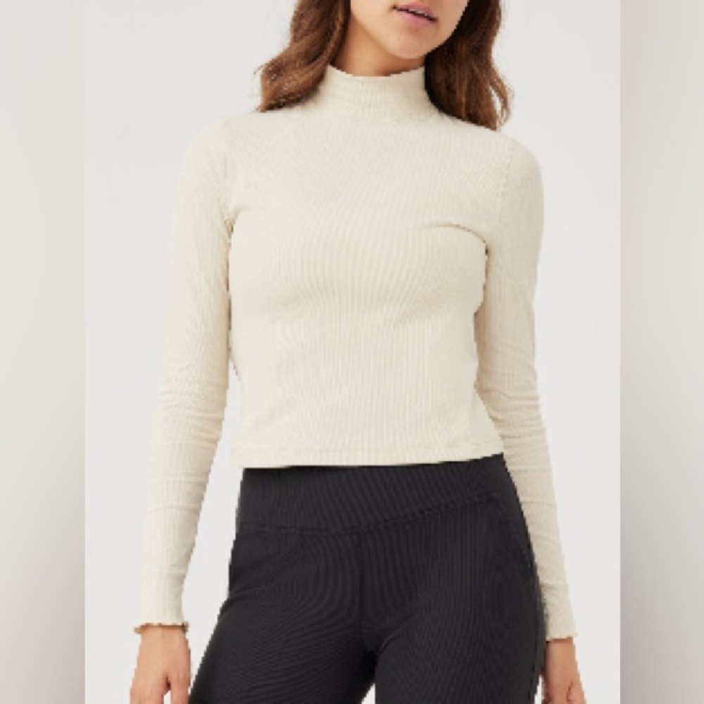 Outdoor Voices SuperForm Rib Mock Neck Longsleeve